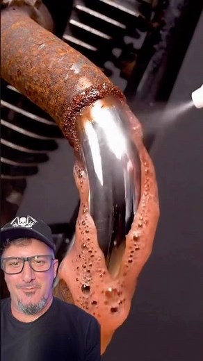 How to remove rust from your motorcycle with two sprays.