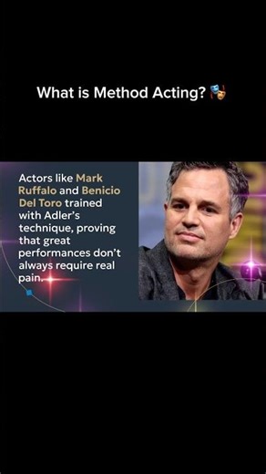 What is Method Acting? #MethodActing #ActingTips #DramaStudents