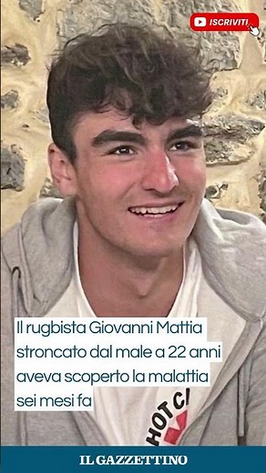 Giovanni Mattia Pegorin, rugbista stroncato dal male a 22 anni: aveva scoperto la malattia 6 mesi fa