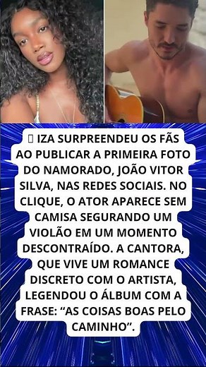 IZA SURPREENDE E MOSTRA FOTO RARA DO NAMORADO!