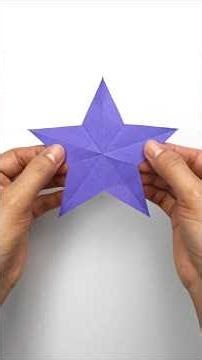 WOW! Cut a Perfect Star in 1 minute ⭐✨How to Cut a PERFECT Star from Paper ✨ (So Easy!)