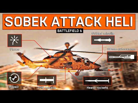 BF6 Attack Helicopter Gameplay on Sobek City is GREAT | Pilot & Gunner POV