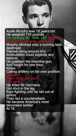 A 19-Year-Old Stood on a Burning Tank for 1 Hour | Military History Talks