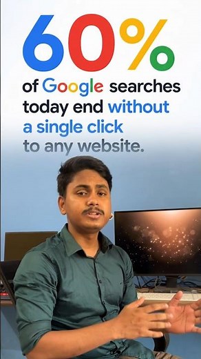 60% of Google Searches Don't Click Websites Anymore! 🤯 | AI SEO Explained
