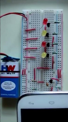Simple LED Music Light Circuit