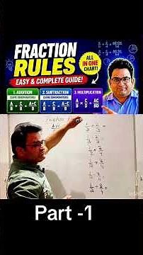 Fraction Rules for Algebra