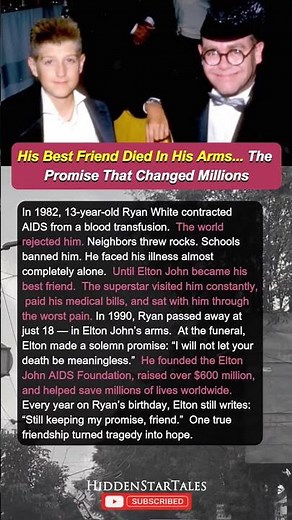 Elton John's Best Friend Died In His Arms... The Promise That Changed Millions