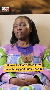 #kenya #Sephardic Martha Wangari Karua is a Kenyan politician. She is an Advocate of the High Court of Kenya. 1969 Oath: Interviewer: What was the Oath?: Karua: " The Oath as I heard it then was to say for those of us from the mountain side, that the presidency will not go beyond mount Kenya. It will not go especially to the LUO NATION (WA - MERA) .. Interviewer : Oh My God ! Karua: You Know ! WA - " MERA" In Swahili, the prefix "wa-" primarily denotes the plural for humans and animate beings (M