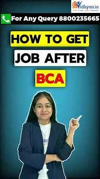 How to Get a Job After BCA Review 2026 | Career Options | Salary Package | Highest Paying BCA Jobs