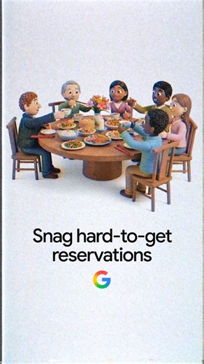 Google on Instagram: "Booking your holiday restaurant reservation is shockingly easy (and fast) with Search."
