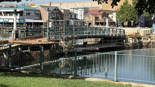 Universal Studios Florida Lagoon Bridge Refurbishment Underway | Chip and Company