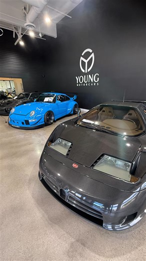 Nolan’s Spots on Instagram: "A big thanks to @youngmotorcars for having their beautiful cars on display! . . Partial Credit: @jcar.spots . . . . #youngmotorcars #dealership #carspot #eb110 #blackseries #mercedes #bugatti #lamborghini #murciélago #porsche #935 #hypercar #supercar #arizonacars #cars4life #carsofinstagram"