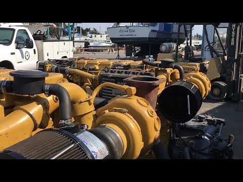 Caterpillar 3406E 550hp@2100rpm Marine Engine with Twin Disc MG-514