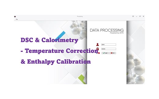 Calisto - DSC & Calorimetry - Temperature Correction & Enthalpy Calibration