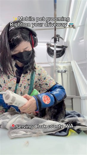 It’s not just pet grooming. ✨ Nara’s mobile pet spa provides the whole spa experience and pampering sessions for your pets. I bring the pet salon right to your driveway!  Serving Clark county, WA | Nara’s mobile pet spa | Facebook