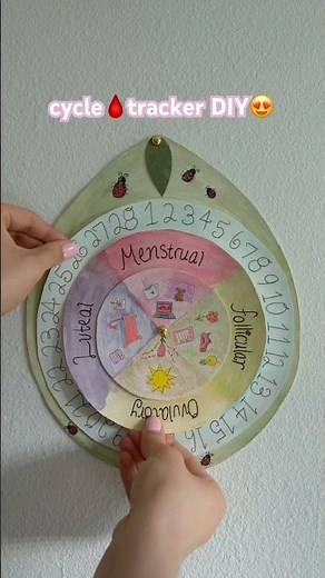 CUTEST period tracker DIY🩸🗓️