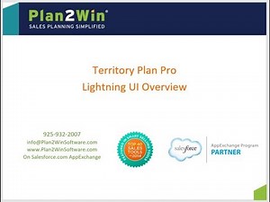Territory Plan Pro for Salesforce Lightning UI