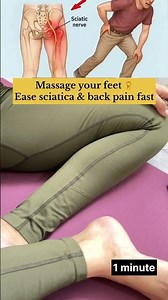 Foot Massage for Sciatica Relief 🦶 | Release Lower Back Tension & Nerve Discomfort