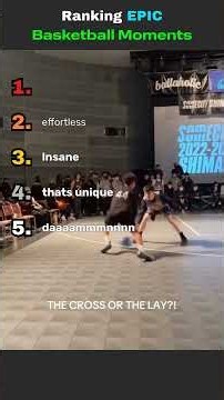 Ranking EPIC Basketball Moments 🏀🔥 #basketball #shorts #viral