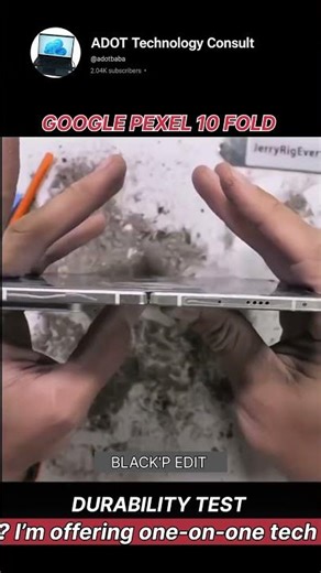 Google Pixel 10 Fold Drop Test: Can It Survive?