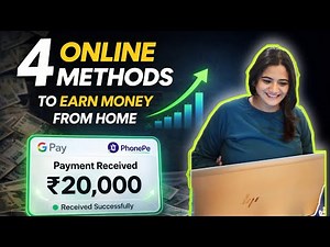 4 Legit Ways to Earn Money from Home in 2026 as a beginner with 0 Investment