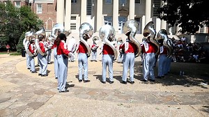 The Million Dollar Band warming up before the Elephant Stomp - Roll tide | Roll Tide Bama