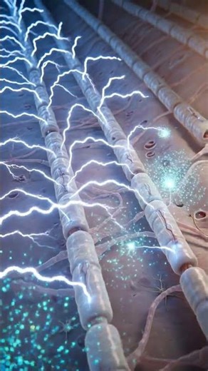 Neurons firing faster than you can blink #brain #science