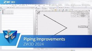 In #ZW3D 2024, the Piping Module is enhanced to take your piping designs to the next level. 💪📐 Experience optimized display and creation of pipes, as well as the improved drawing of piping spools. 📋🔧 Plus, with the addition of ISO drawing, you'll have even better guidance for pipe construction, ensuring accuracy and precision. 📏🔩 Curious to see these enhancements in action? 🎥 Watch our video to discover how ZW3D 2024 can facilitate your piping designs! #ZWSOFT #piping #pipingdesign #cadde