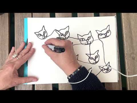 Continuous Line Cats