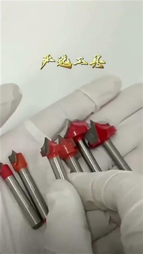 4 Bit Set Point Cutting Round Over Groove 1/4" Shank Router Bit