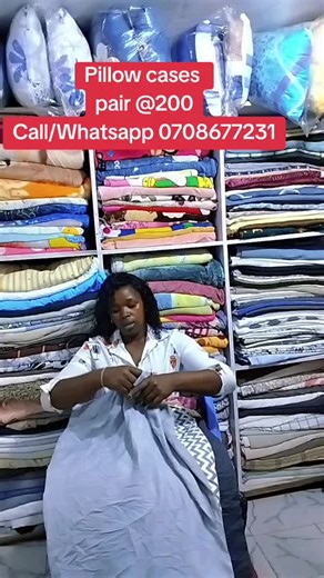 pillow cases available pair @200 location kangemi along muratha road junction ya Liana's hospital Call/Whatsapp 0708677231