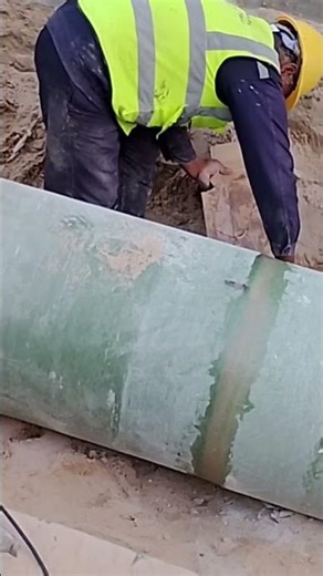 GRP pipe line lamination