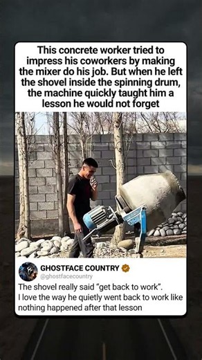THE CONCRETE MIXER LESSON