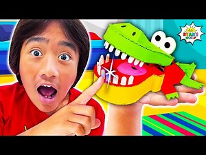 How to make your own DIY Alligator Teeth game Pretend Play - Videos For Kids