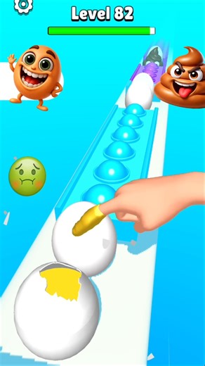 SLOW & FAST ⏩ POP RUN 3D PLAYER 🎯 LEVEL(82)#gameplay #games #viral #popsgaming #trandingshorts #143