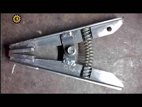 Welding Earthing Cable Clamp / How to Make A Earth Clamp ‪@CreativeToolMistry‬
