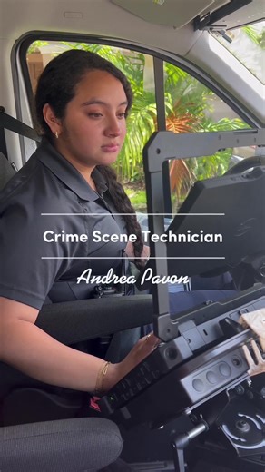 Ever wondered what it’s really like to be a Crime Scene Technician? Meet Andrea Pavon, one of our talented Crime Scene Technicians! She showed us what her and the rest of the team do on a daily basis 🔎 #crimescenetechnician #csi #cspd | Coral Springs Police