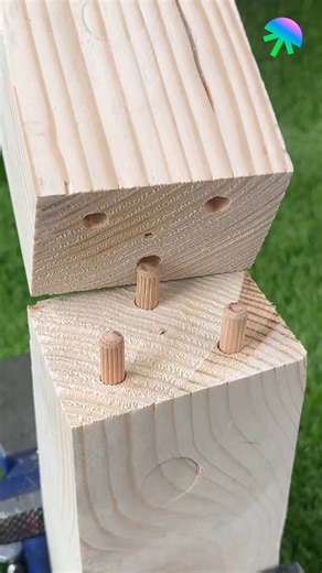 Clever wood posts joinery | Magic Hands Creations