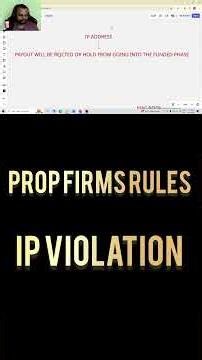 Funded Account not Passed | IP address Violation Rules