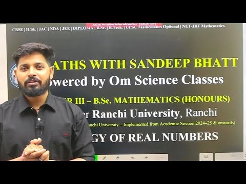 B.Sc. Mathematics (Hons) Sem II | Topology of Real Numbers (Part 3) | Supremum & Infimum | MWSB