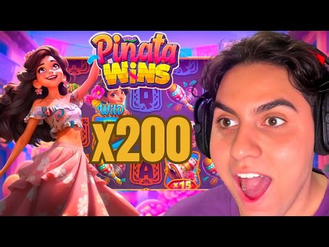 GIREI 200 RODADAS NO PINATA WINS E ISSO ACONTECEU!