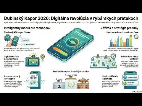 Dubinský kapor 2026: Digitálna revolúcia! Koniec papiera a nástup AppSheet 🎣📱