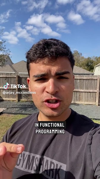 Day 5 of Functional Programming Basics: First Class Functions. This is a pretty simple concept: functions are treated the same as other data types and can be stored / used as variables. You’ll have to pause to read through the code examples today. #coding #programming #computerscience #csmajors #functionalprogramming