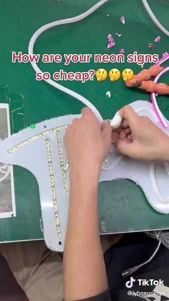 jyh neon sign on TikTok