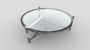 Round Glass Table - Buy Royalty Free 3D model by Claudiu (@claudiupusuc)