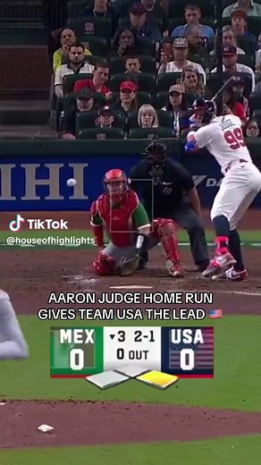 Aaron Judge's Homerun Gives USA the Lead! 🇺🇸