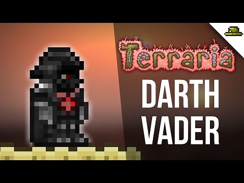 DARTH VADER STAR WARS | TERRARIA CUSTOM CHARACTER VANITY SET AND HOW TO MAKE IT!