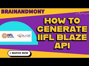 How to Generate IIFL Blaze API