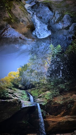 Having a little fun with a few different views of the same falls!!! Hocking Hills never has disappointed!!! #hikingadventures #hiking #nature #chasingwaterfalls #waterfall