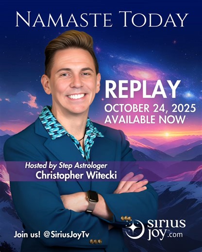 ✨️🌙 Friday lineup is HERE!🌙✨️ Start with Namaste Today and get a truly mystical vibe check at 5pm PT / 8pm ET as Sensei Christopher breaks down the upcoming aspects of Mercury entering Sagittarius and Mars conjunction BML 😳. What does it mean for you? 🔮 Then stay tuned for Astro Mingle, featuring guest Alison Elsberry, the creator of Embodied Brilliance and Brilliant & Barefoot, assisting babies and young children to flourish along their Soul's true developmental path with greater freedom an